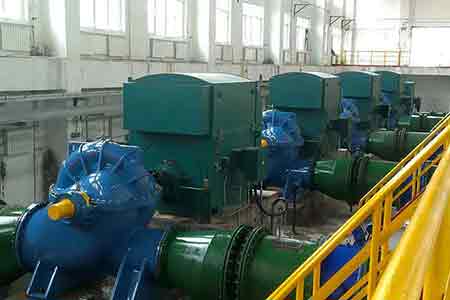 KPS系列單級雙吸離心泵在新疆慶華煤化公司煤制天然氣項目循環水裝置使用現場