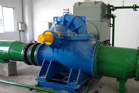 KPS系列單級雙吸離心泵在德力梅賽爾氣體公司使用現場