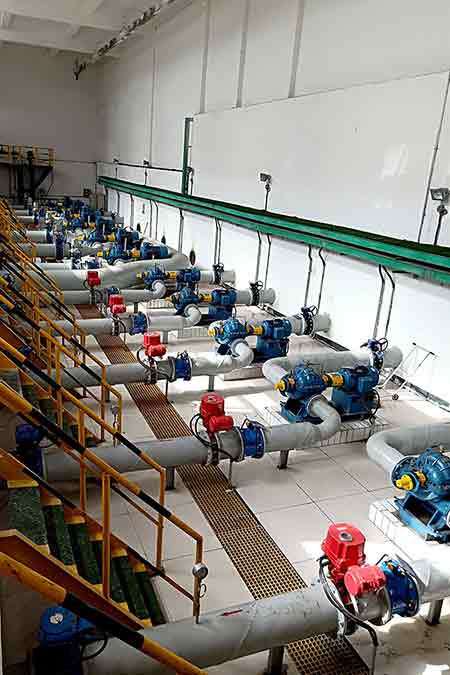 KPS系列單級雙吸離心泵在唐山東海鋼鐵集團(tuán)有限公司使用現(xiàn)場