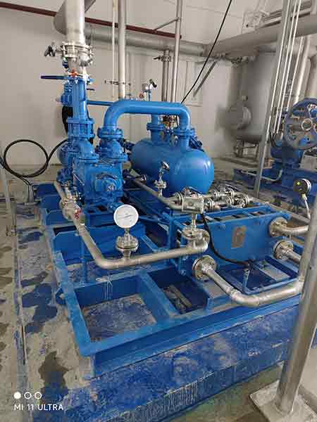 肯富來液環(huán)機(jī)泵組在吉林華微電子使用現(xiàn)場(chǎng)